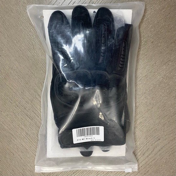 Wtactful Tactical Black Protective Gloves For Men Size Large - Picture 3 of 10